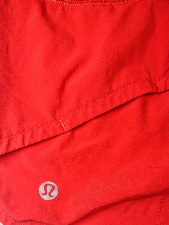 Women's Lululemon Speed Up Running Short 2.5" Carnation Red Workout| 8 Regular - Picture 8 of 8
